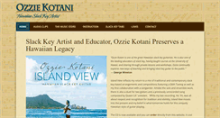 Desktop Screenshot of ozziekotani.com