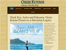 Tablet Screenshot of ozziekotani.com
